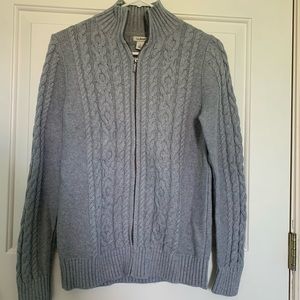 LL Bean Full Zip Sweater